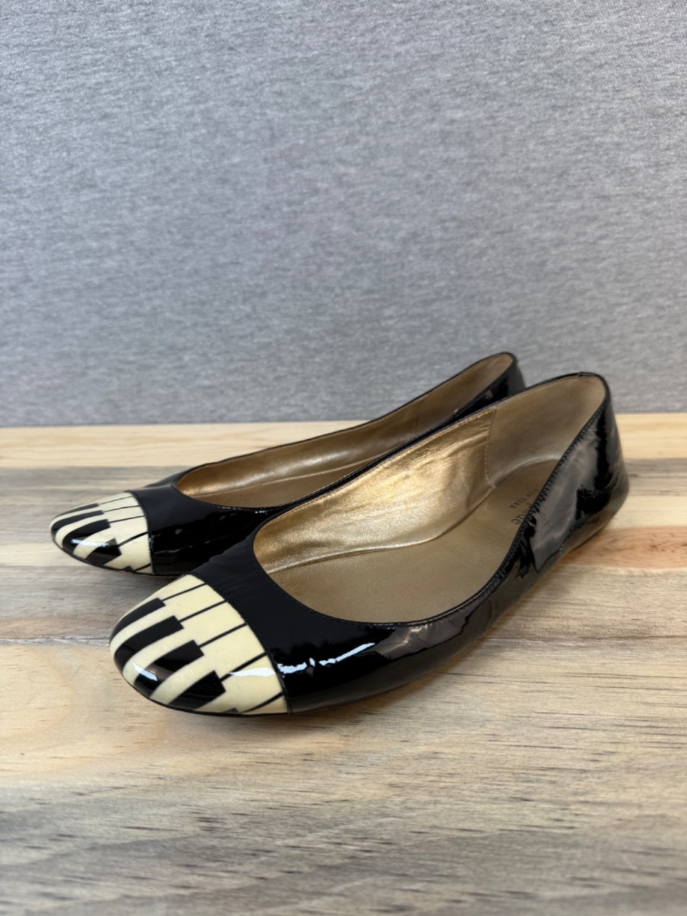 Kate Spade JAZZ PIANO FLATS Size 8.5 M Beautiful Fun Music Teacher Funky - Picture 9 of 15